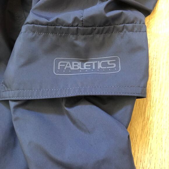 Fabletics Women's Lightweight Cargo Jogger Pants Deep Navy Shine Size Small - Picture 3 of 9